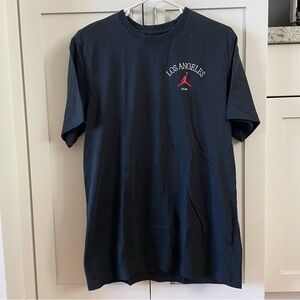 Black Jordan Los Angeles T Shirt in Medium